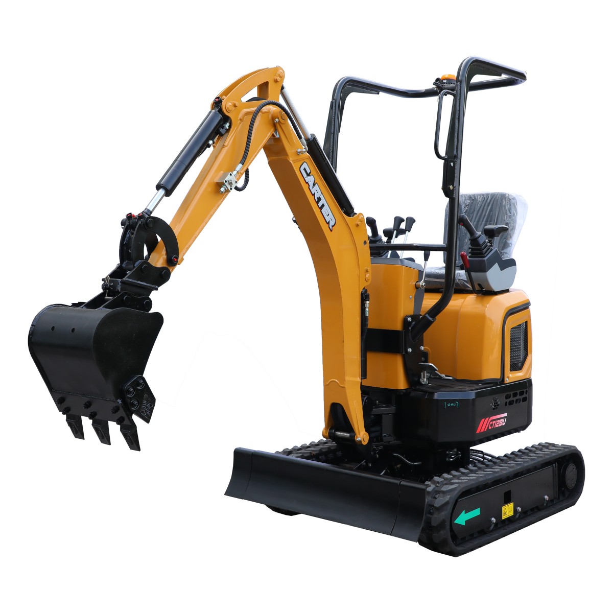 Yellow Carter CT12BU mini excavator product photo